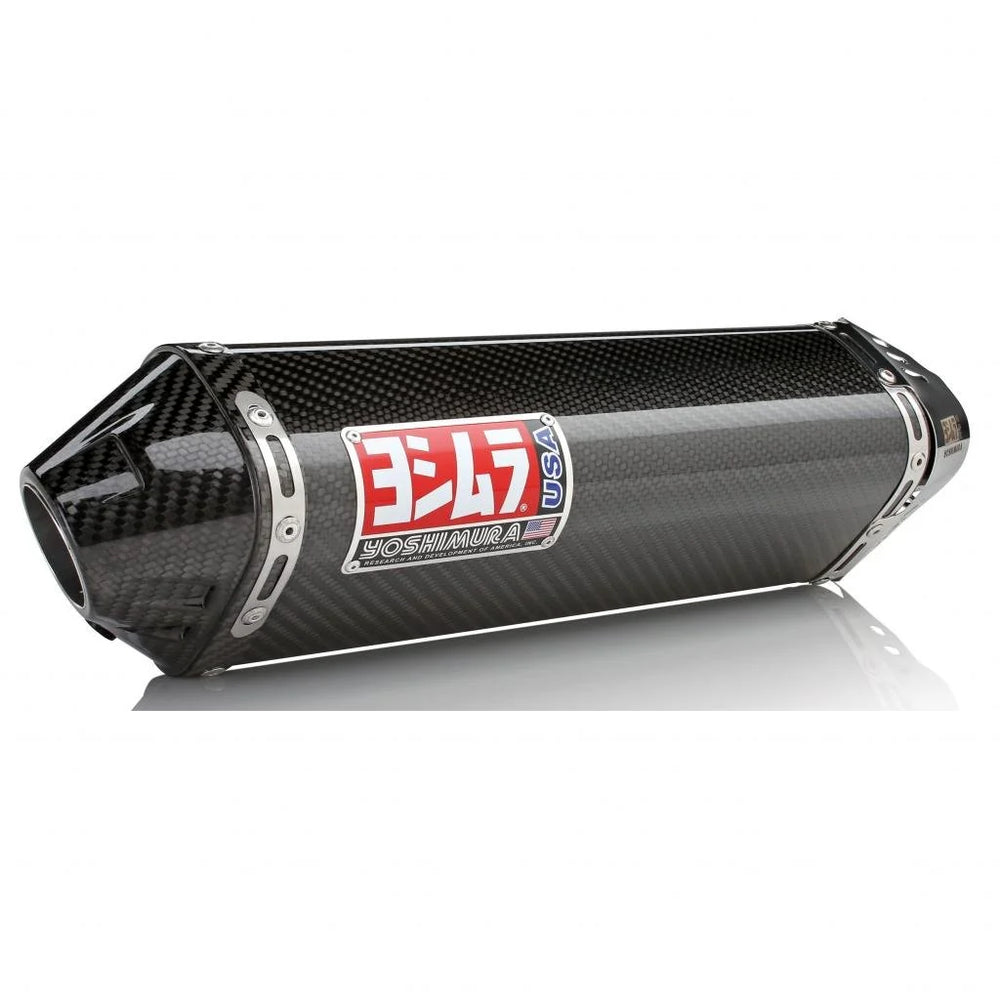 Tri-Oval Muffler with Carbon Fiber
