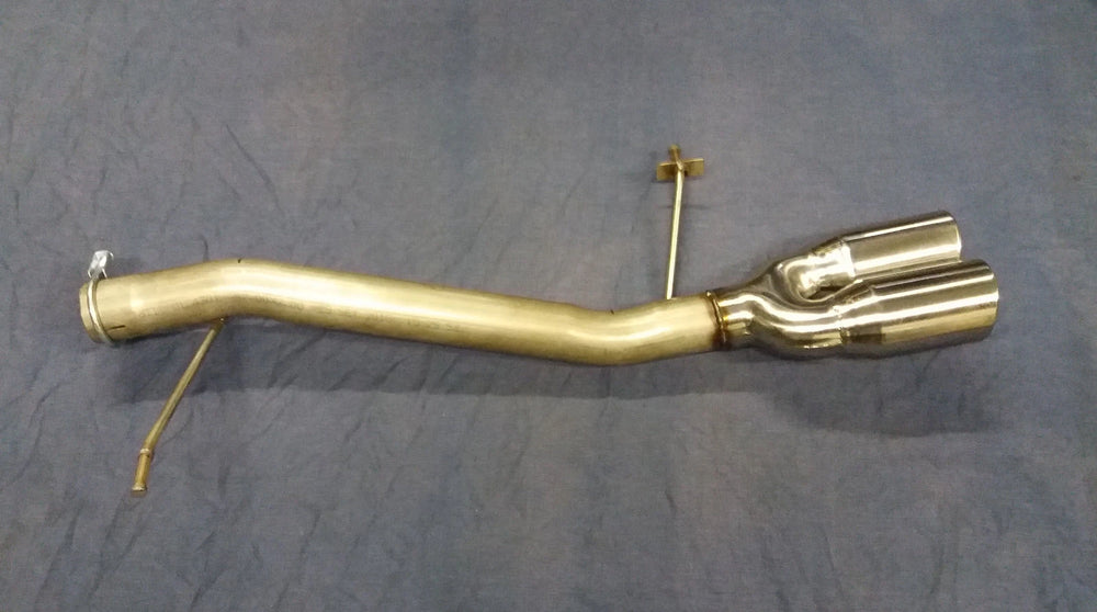 Resonator Delete Pipe 304 Stainless Steel Fiesta ST180 Mk7