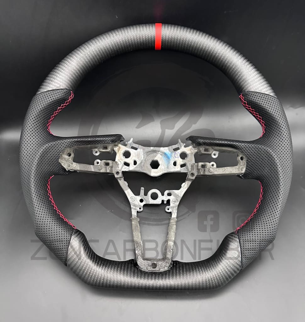 Flat-Bottom Steering Wheel
