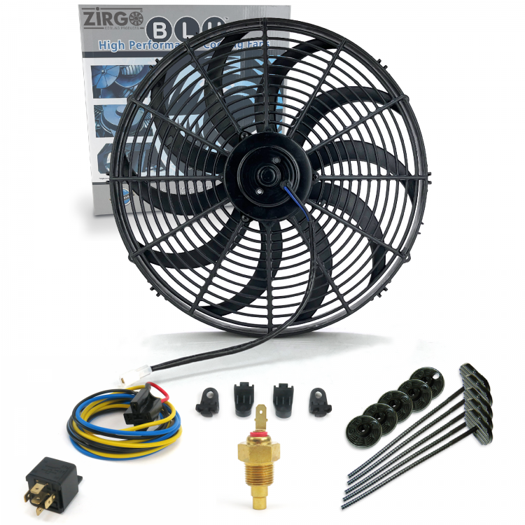 16-Inch High-Performance Radiator Cooling Fan Kit