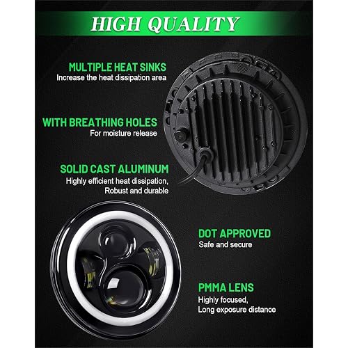 Projector Headlight with Breathing Halo