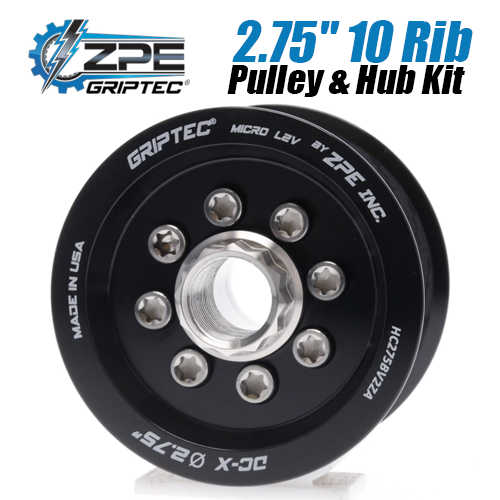 2.75-Inch 10-Rib Pulley and Hub Kit