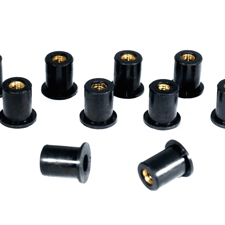 M6 Rubber-Composite Well Nuts