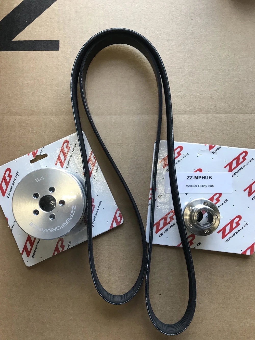 3.4" Supercharger Pulley Black