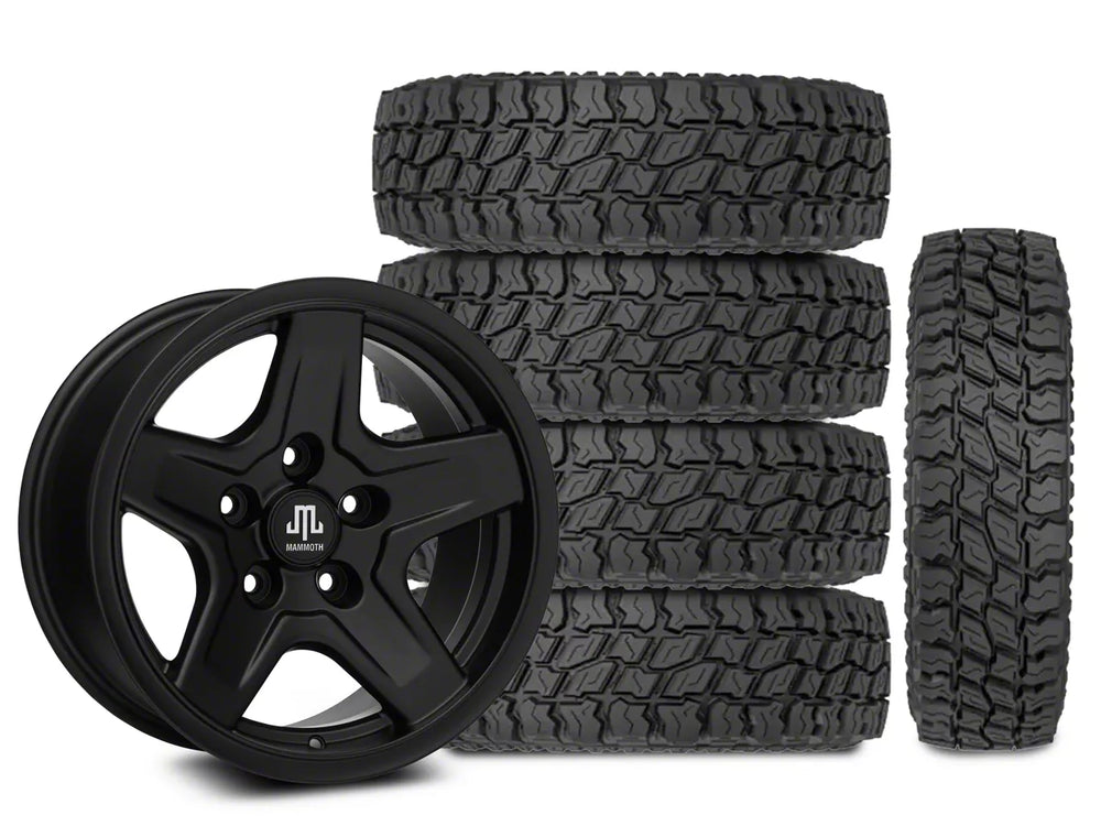 Boulder & Mudclaw Comp MTX Tire Package 17x9