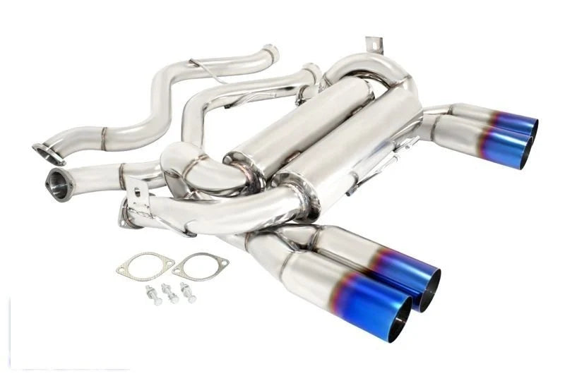 2.25-Inch Mandrel-Bent Axle-Back w/ 3-Inch Quad Titanium Tips