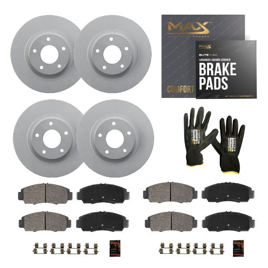 Geomet Coated Rotor and Carbon Ceramic Pad Kit