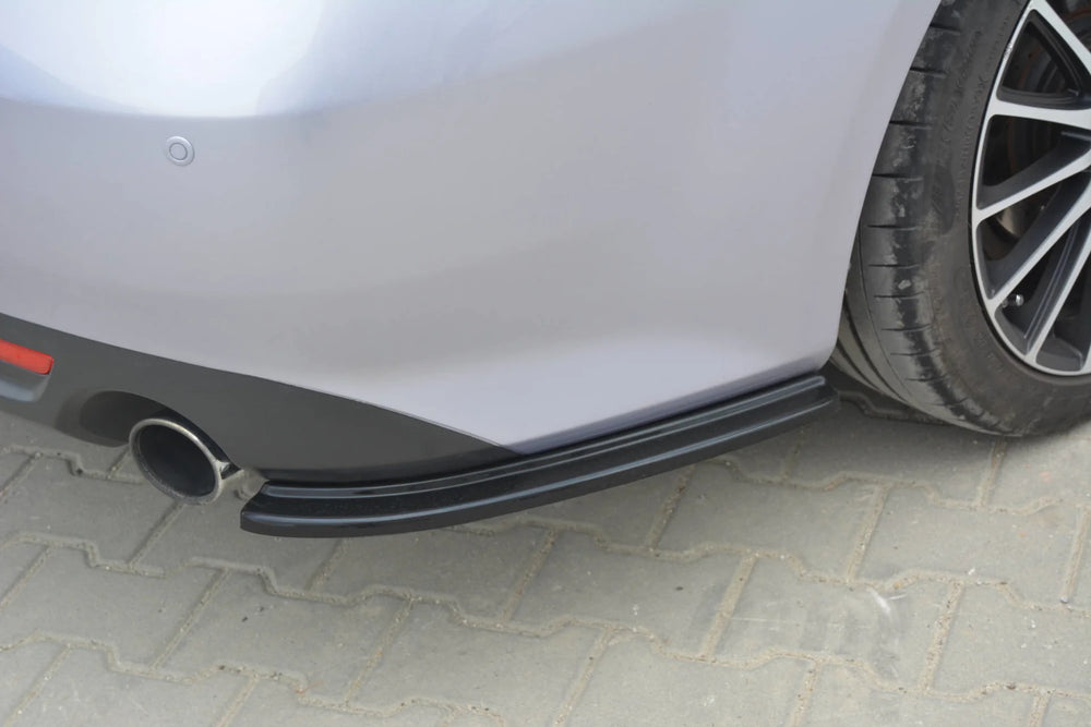 Rear Side Splitters, Black ABS
