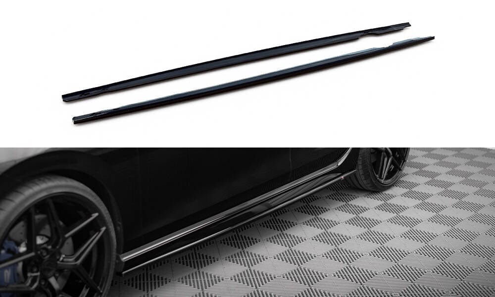 Side Skirts Diffusers V.3 ABS Plastic