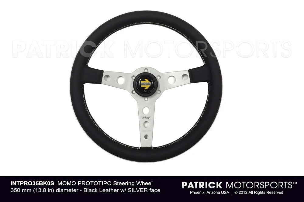 Prototipo 350mm Top Grain Leather Steering Wheel