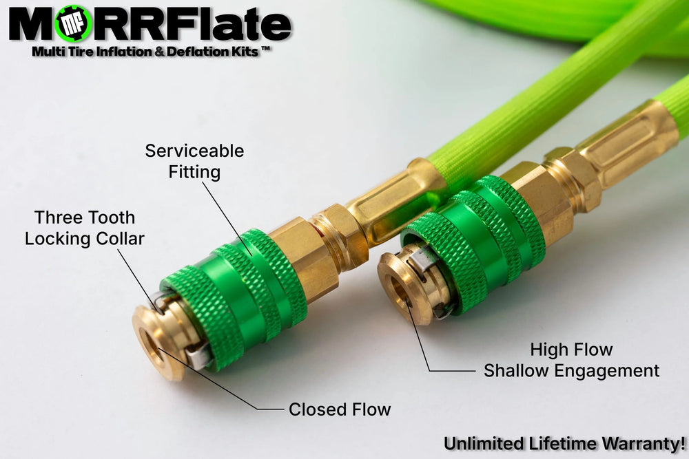 Single Tire Hose with 1/4" I/M Coupler