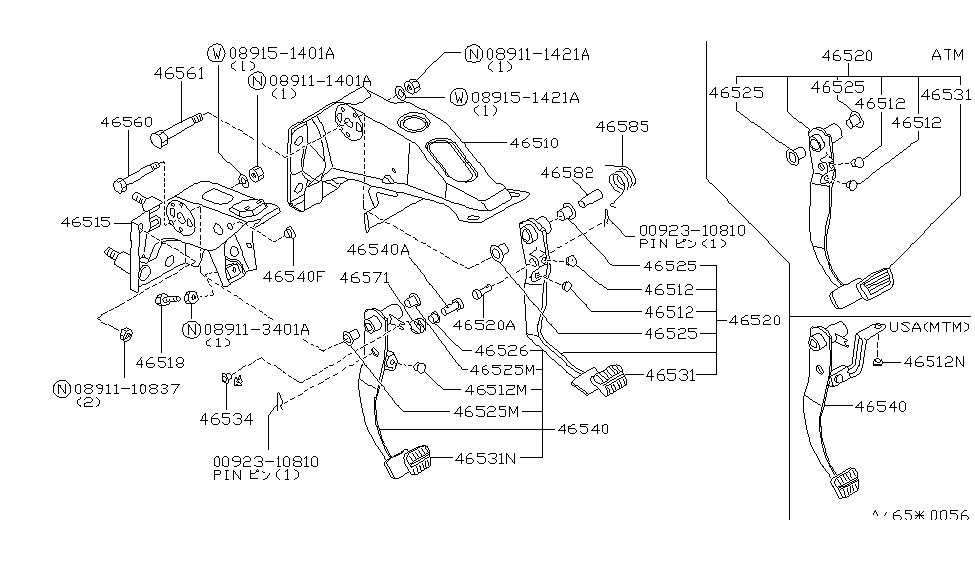 Clutch Pedal Bracket Assembly