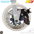 Slammed Disc Conversion Kit w/ 4-Piston Caliper