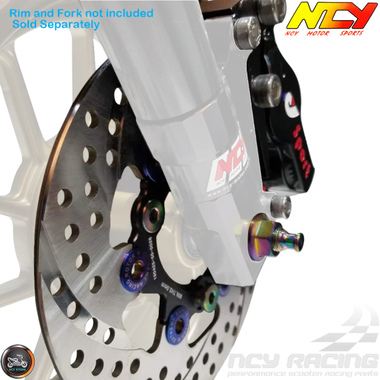 Slammed Disc Conversion Kit w/ 4-Piston Caliper