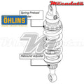 STX46 Street Monoshock Absorber, 337mm, 46mm Piston