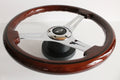 350mm Vintage Wood Steering Wheel