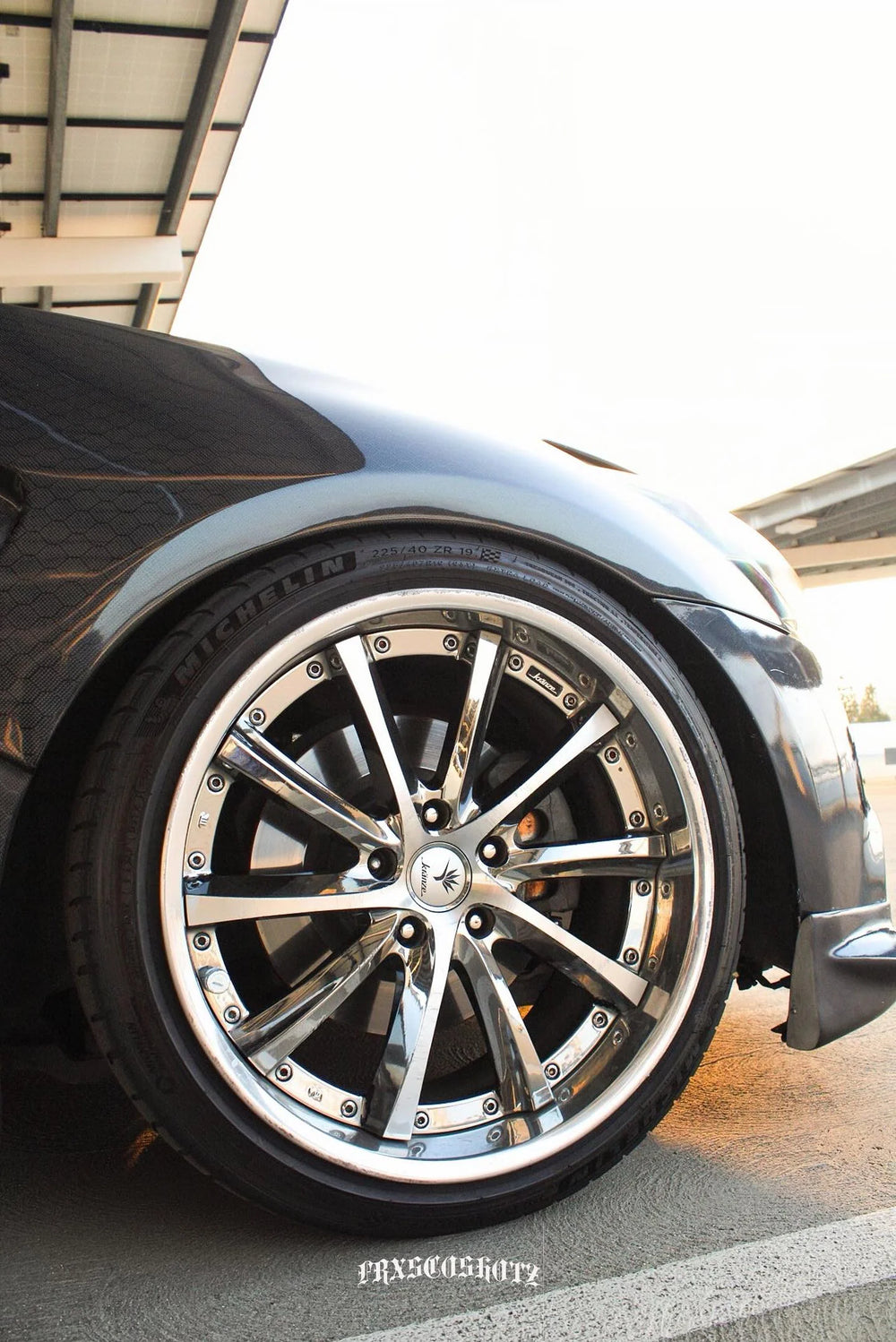 V2 Carbon Fiber Rear Diffuser w/ LED Brake Light