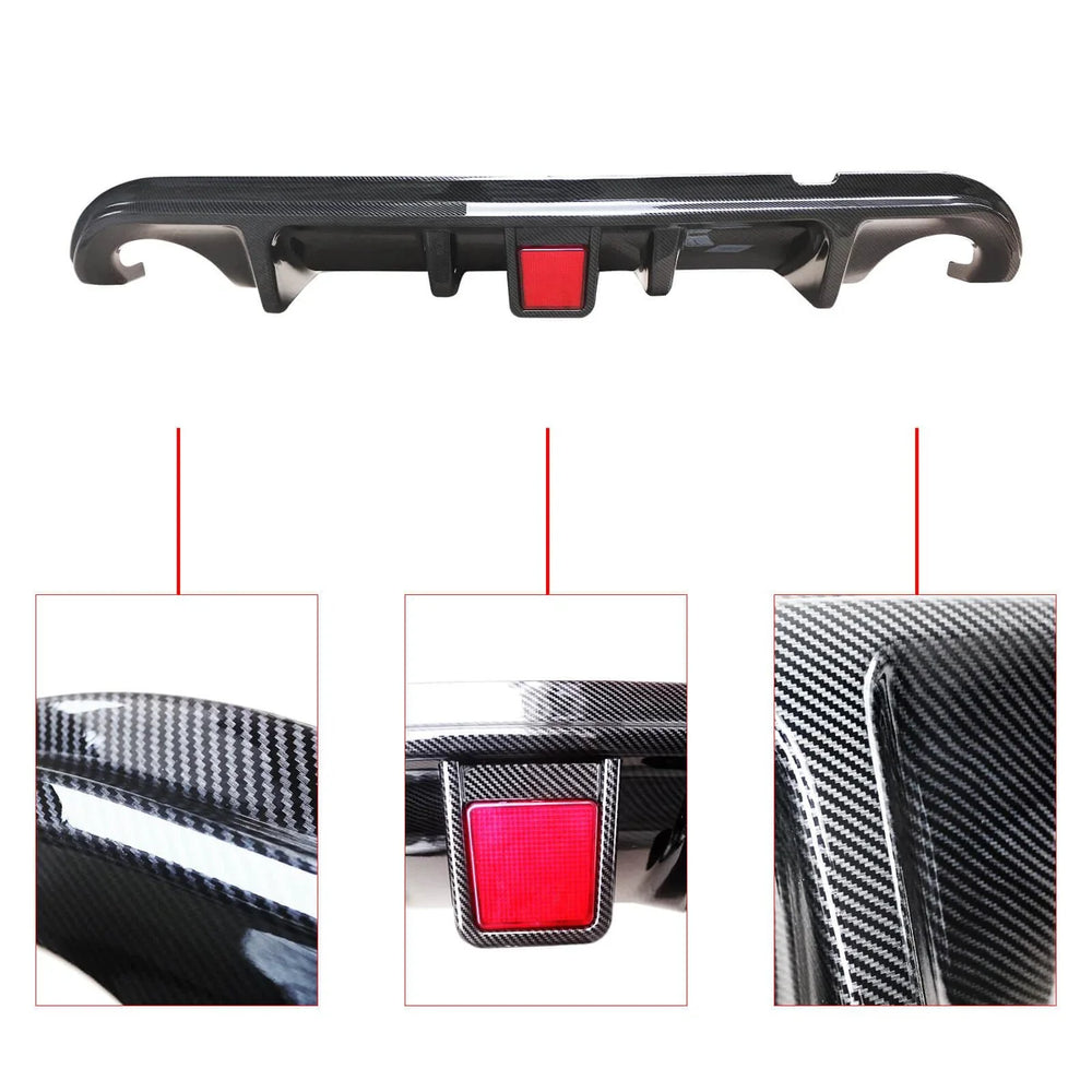 Rear Diffuser with LED Brake Light
