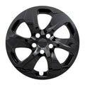 Glossy Black 17-Inch Wheel Cover Set