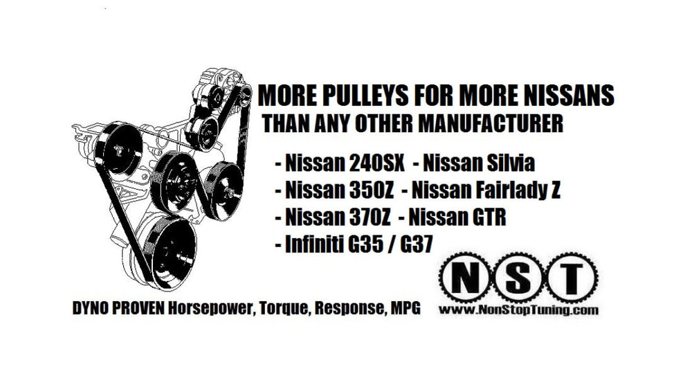 VQ37HR Underdrive Pulley Kit