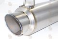 Sports Exhaust System with Titanium End Pipes