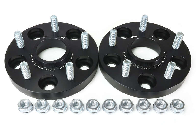 20mm Wheel Spacer, 60.1mm Bore, 5x114.3 Bolt Pattern