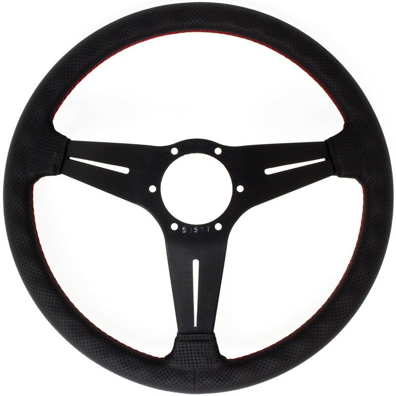 Deep Corn 350mm Perforated Leather Steering Wheel