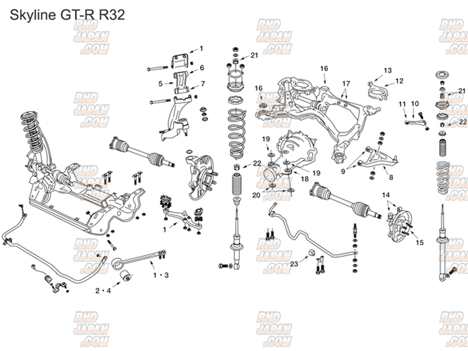 Rear Upper Link Set