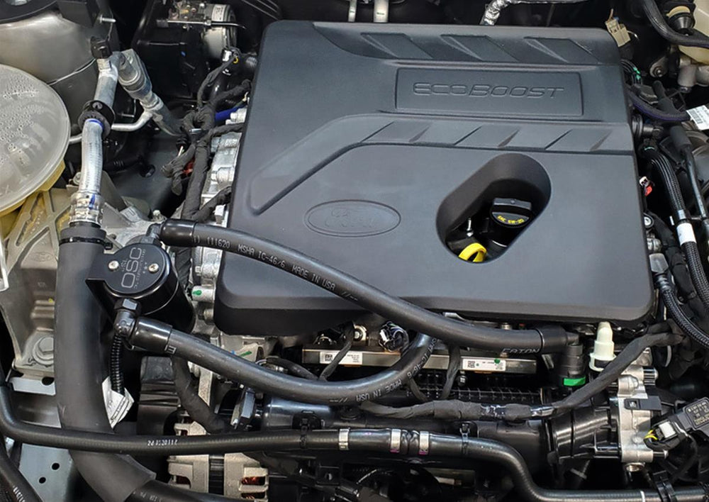 3.0 Oil Separator 3oz Billet Passenger-Side