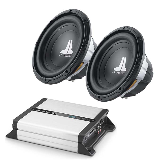JD500/1 Amplifier and 12W0v3-4 Subwoofer Bundle