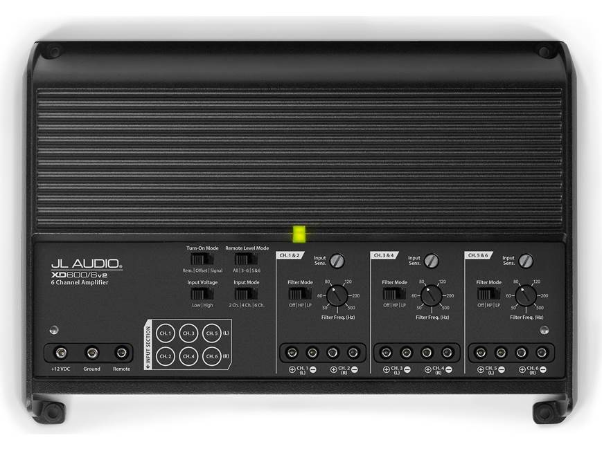XD600/6v2 6-Channel Class D Amplifier