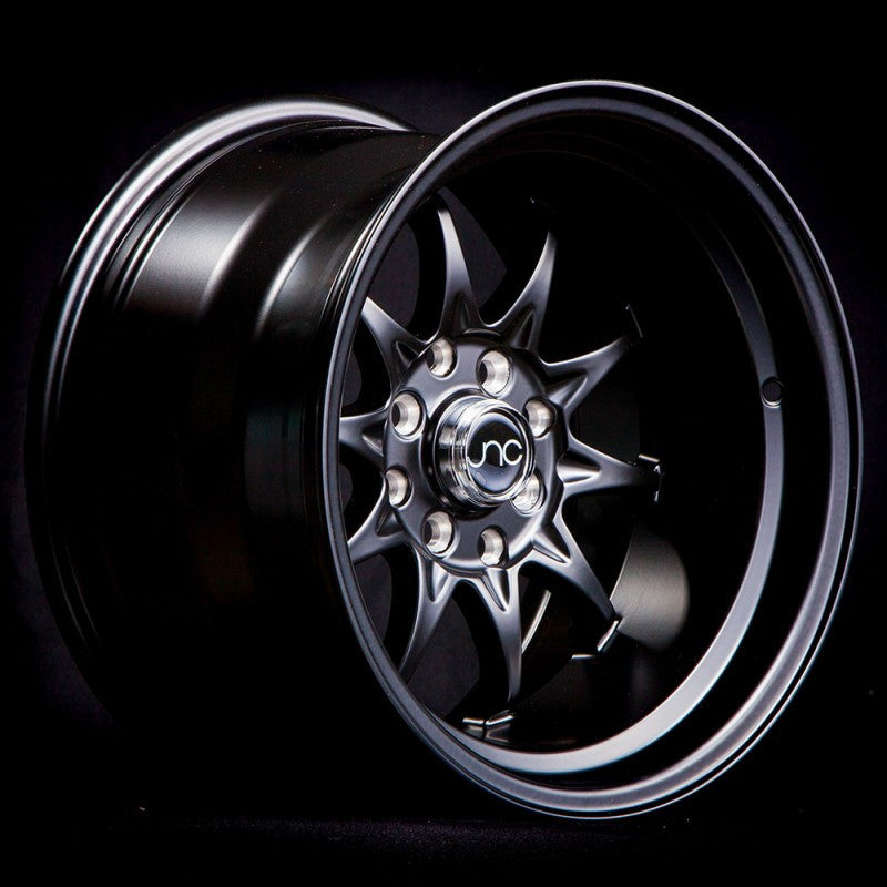 JNC003 15x9 0mm Offset Matte Black Wheel