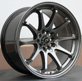 JNC006 17x9 +30mm 5x100/5x114.3 Hyperblack Wheel