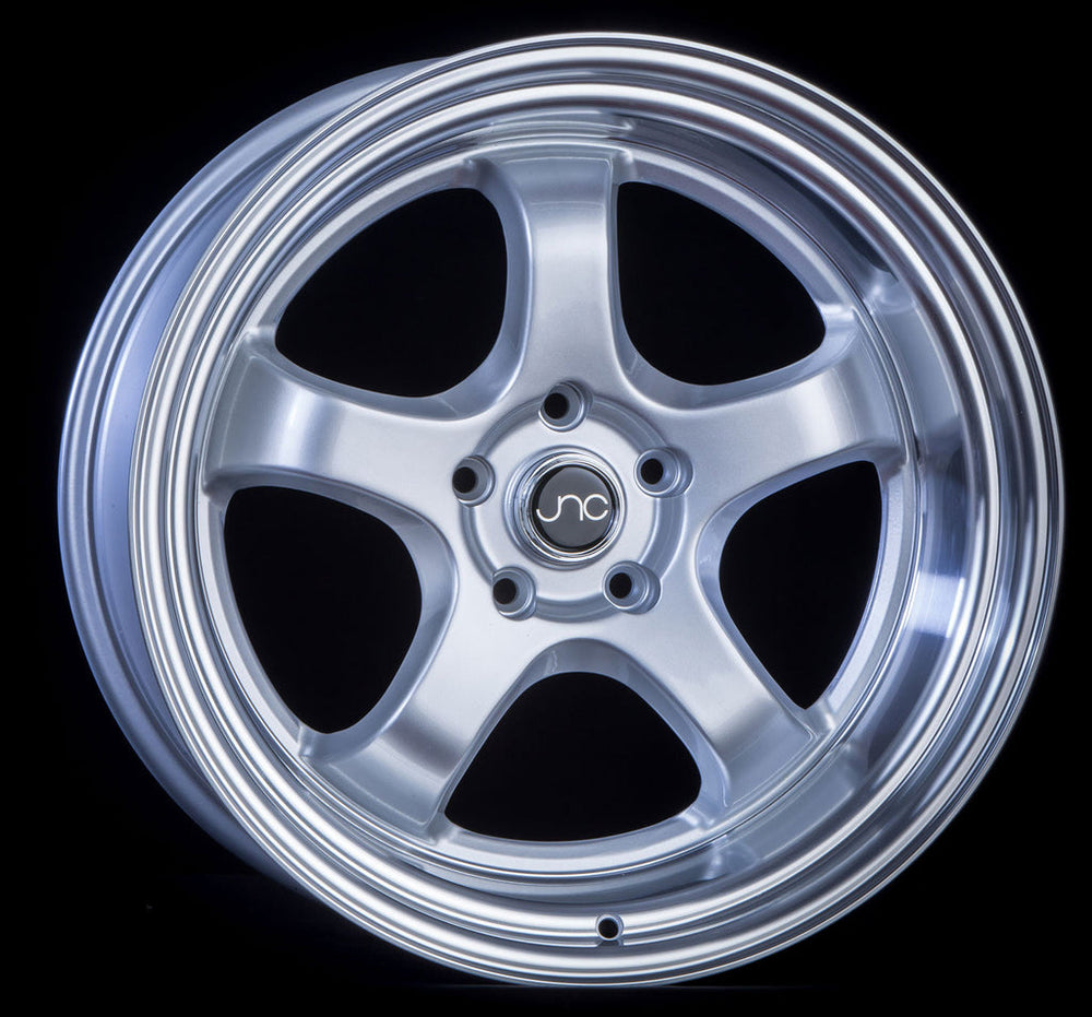 JNC017 17x9 +20mm 5x100/5x114.3 Silver Machined Lip