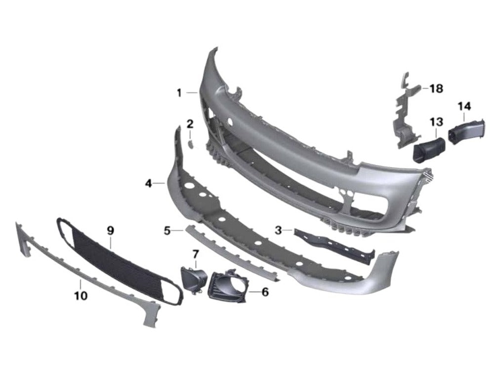 Primed Bumper Component