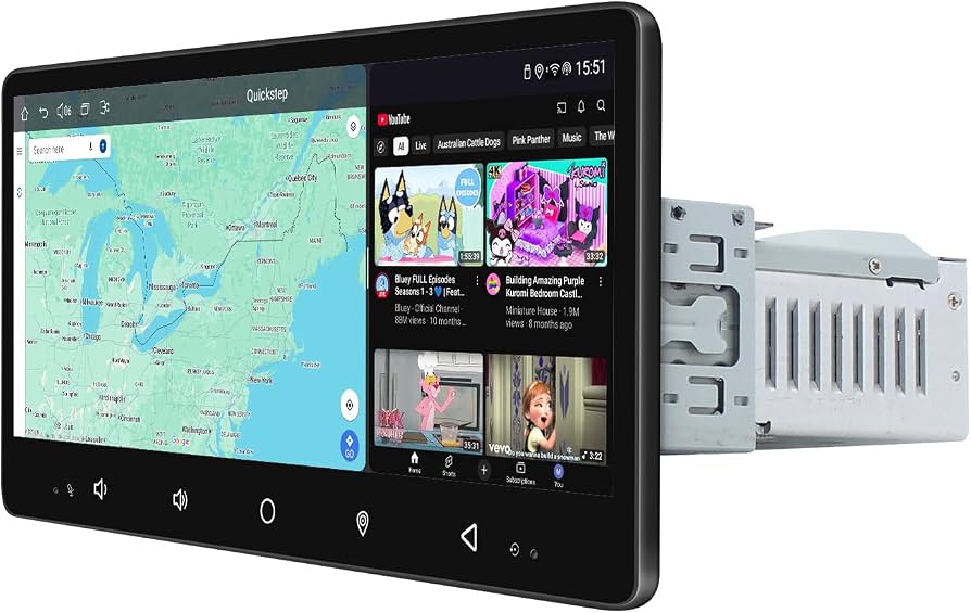 8.9-Inch Single-DIN Android 13 Car Multimedia Radio