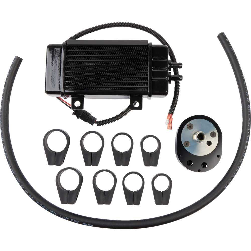 Fan-assisted 10-Row Oil Cooler System