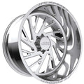 Zone 22x12 -44mm 8x170 Black Milled Concave Wheel