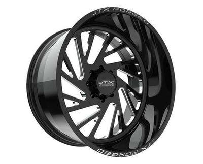 Zone 22x12 -44mm 8x170 Black Milled Concave Wheel
