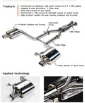 Cat Back Exhaust System, Y-Flow