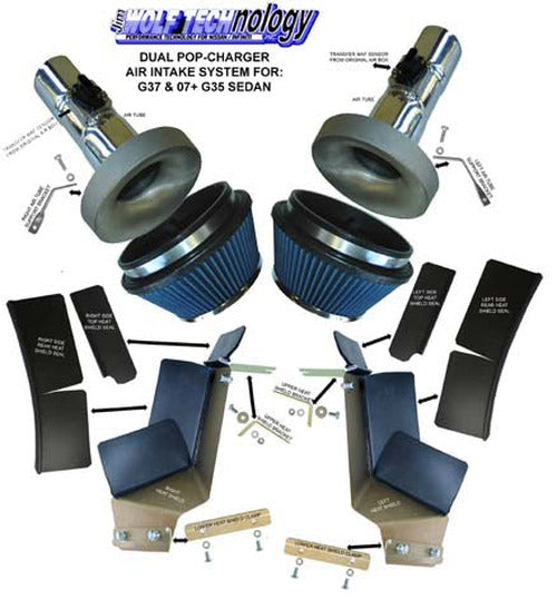 Dual Pop-Charger Intake System