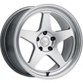 Aluminum Wheels 15x7 KNP K12H Machined Lip Hyper Silver 4x100 Bolt Pattern 25 Offset Kansei Wheels