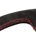 Pro Aluminum Suede Dished Steering Wheel 15-Inch