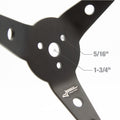 Pro Aluminum Suede Dished Steering Wheel 15-Inch