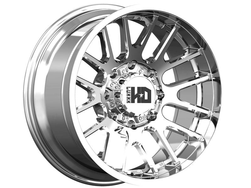 HD LHD38 22x12 6x135/6x140 0mm Offset Chrome Wheel
