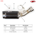 Street Slayer Slip-On Muffler w/ Q9 Quiet Insert