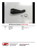 Stainless Steel Exhaust Slip-On, Black Ceramic Coated