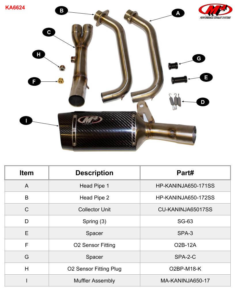 Full Exhaust System w/ Carbon Fiber Canister