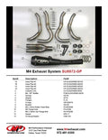 M4 GP Series Full Exhaust System