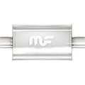14153 Stainless Steel Straight-Through Oval Muffler